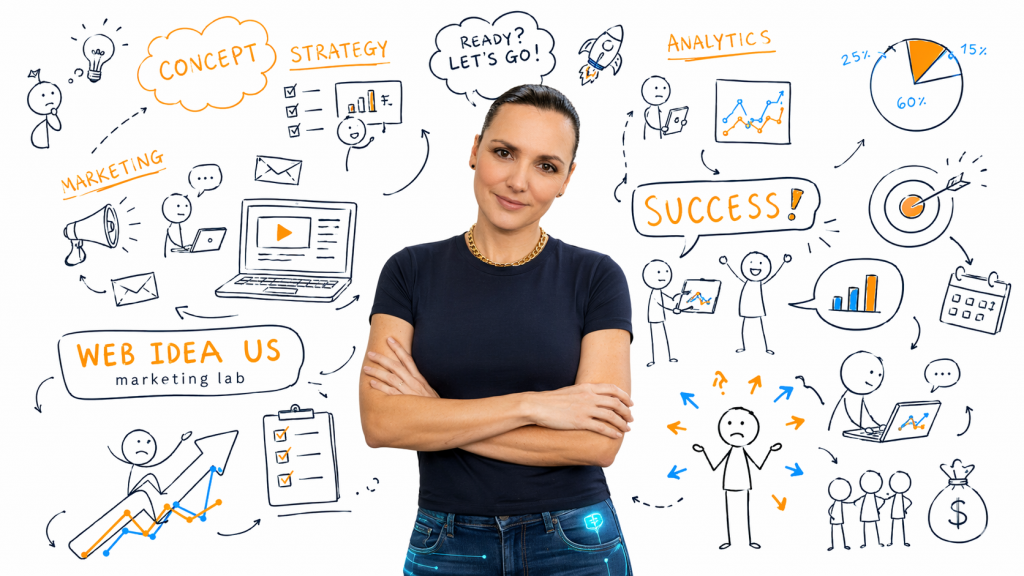 Marketing strategy and brainstorm with Web Idea US - Digital Marketing Experiments